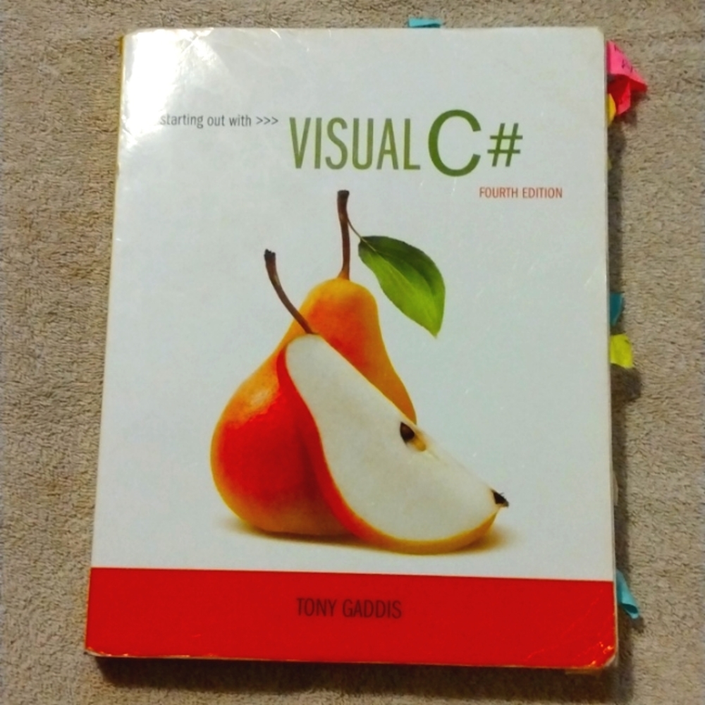 Visual C# text book good condition!